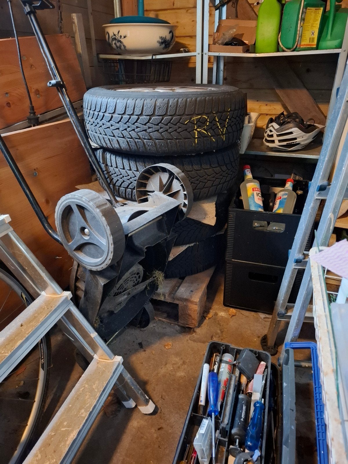 Winterwielen met Dunlop banden voor Renault Twingo, Ophalen, Gebruikt