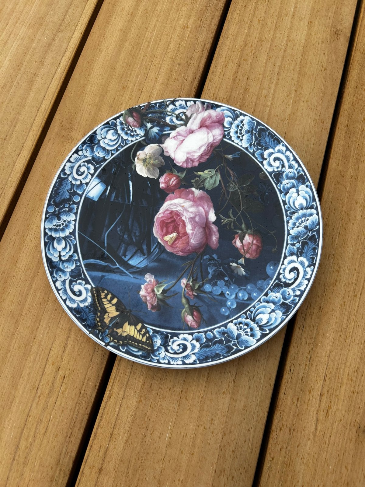 Wandbord Heinen Delfts blauw, Ophalen, Meerkleurig, Steen/keramiek, Zo goed als nieuw
