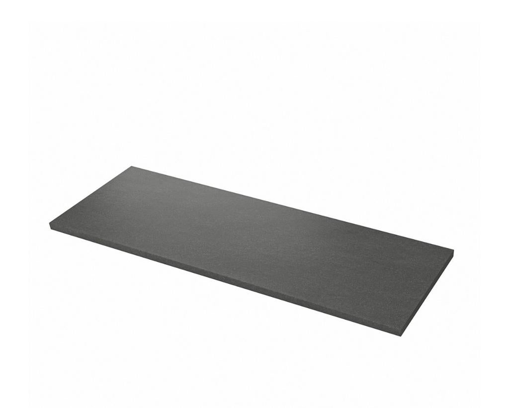 IKEA SÄLJAN Werkblad, donkergrijs steenpatroon/laminaat, Ophalen, Zwart, Nieuw, 200 cm of meer