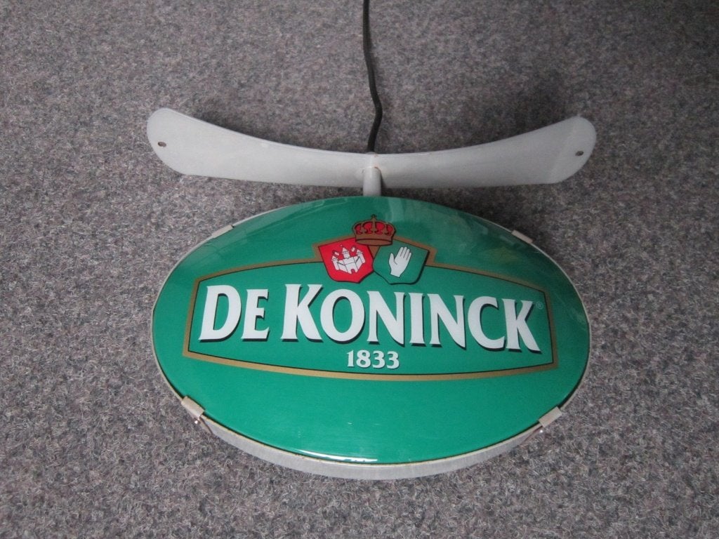 DE KONINCK BIER LICHTRECLAME, Verzamelen, Ophalen, Zo goed als nieuw, Overige typen, De Koninck