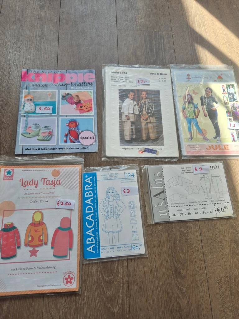 Patronen diversen, Hobby en Vrije tijd, Kledingpatronen, Ophalen of Verzenden, Vrouw, Overige merken