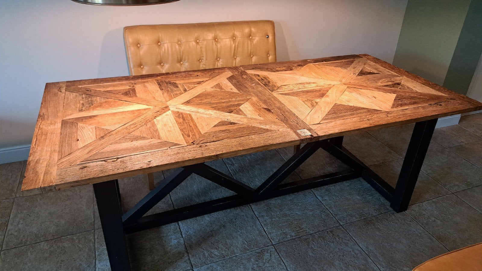 Riviera Maison eethoek + salontafel Chassigny stijl, Ophalen, Gebruikt, 4 tot 6 stoelen