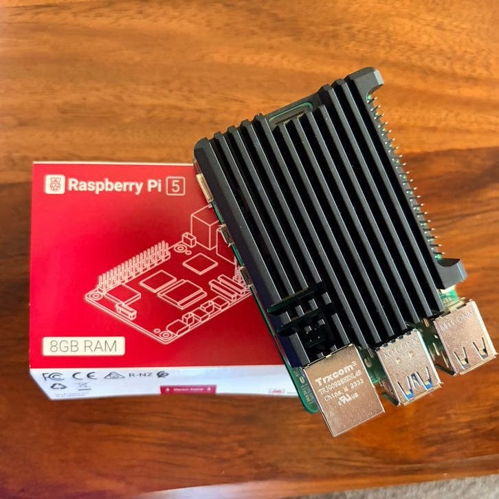 Nieuwe Raspberry Pi 5 8GB met passieve koeling, Ophalen of Verzenden, Nieuw
