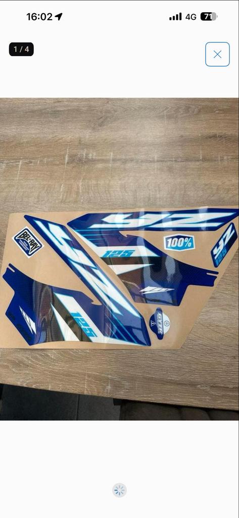 Yamaha YZ125/YZ250 oem, Ophalen of Verzenden