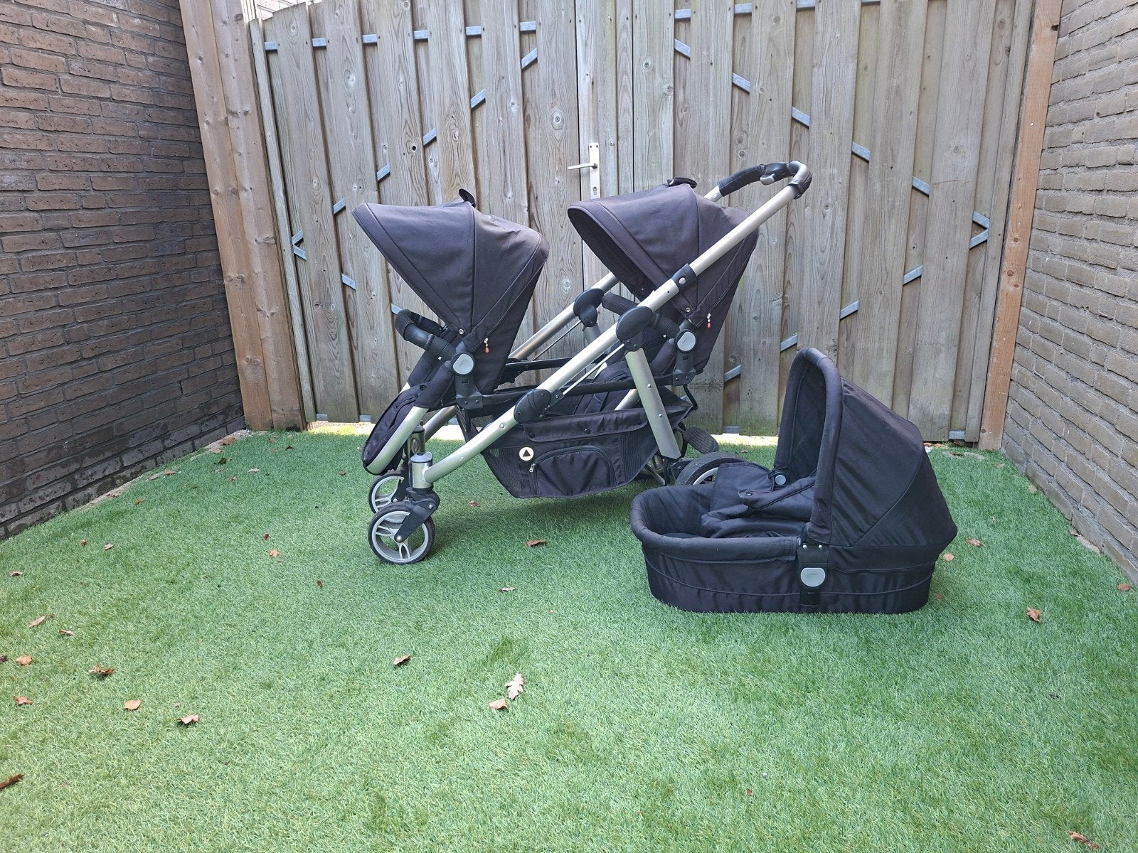 topmark 2 combi | kinderwagen met reiswieg en regenhoezen, Kinderen en Baby's, Gebruikt, Duowagen, Ophalen, Kinderwagen