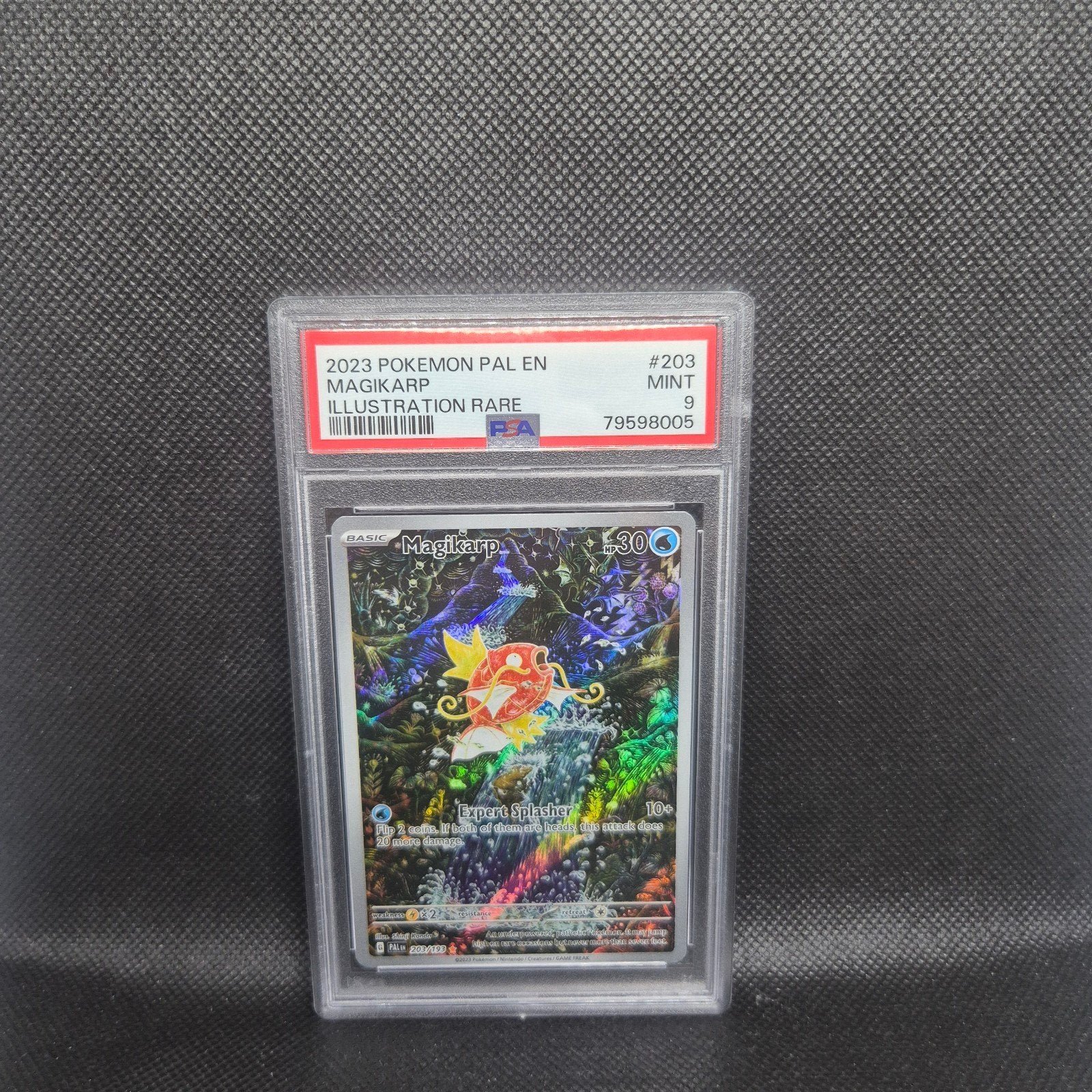 Magikarp Illustration Rare Pal EN PSA 9, Hobby en Vrije tijd, Verzamelkaartspellen | Pokémon, Ophalen of Verzenden, Zo goed als nieuw