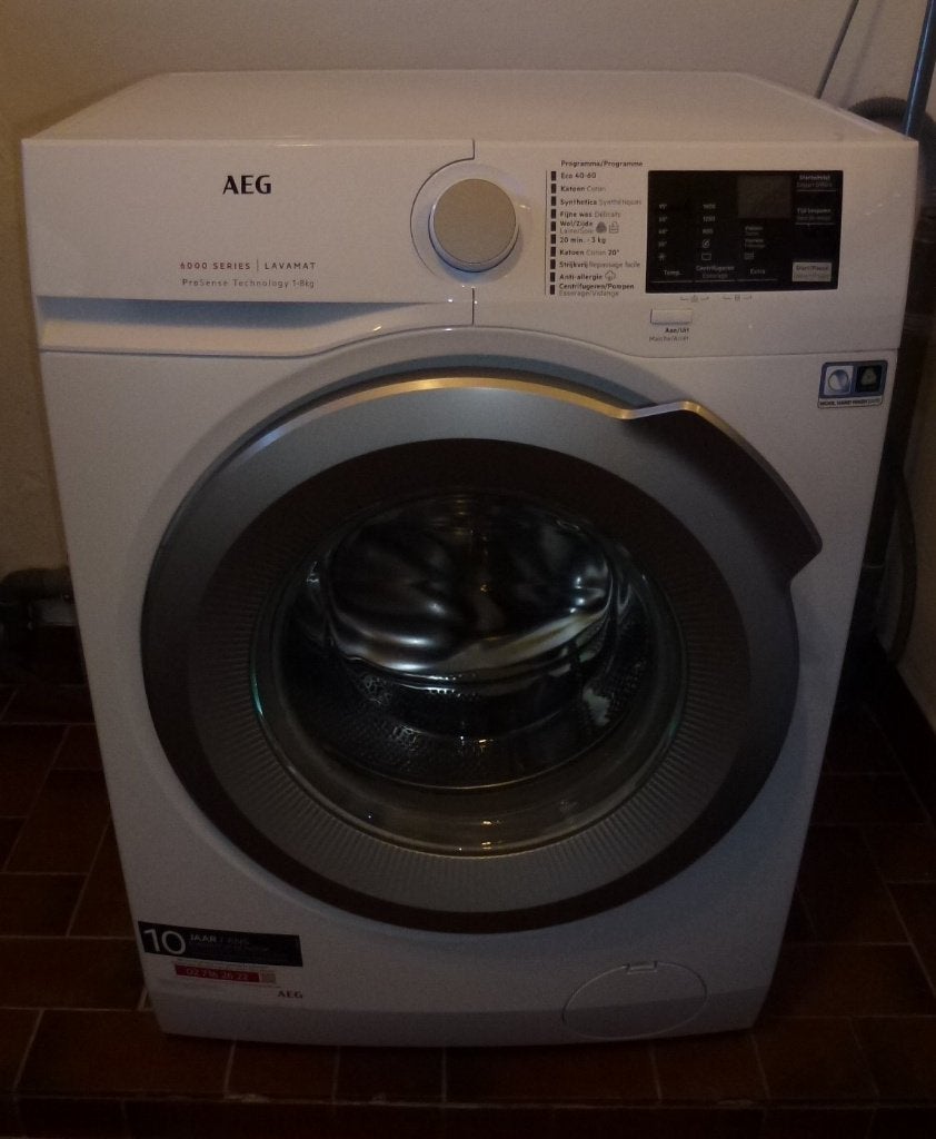 AEG lf62cs86 Pro Sense Lavamat 6000 series wasmachine 2024, Ophalen, Gebruikt, Voorlader, Energieklasse A of zuiniger