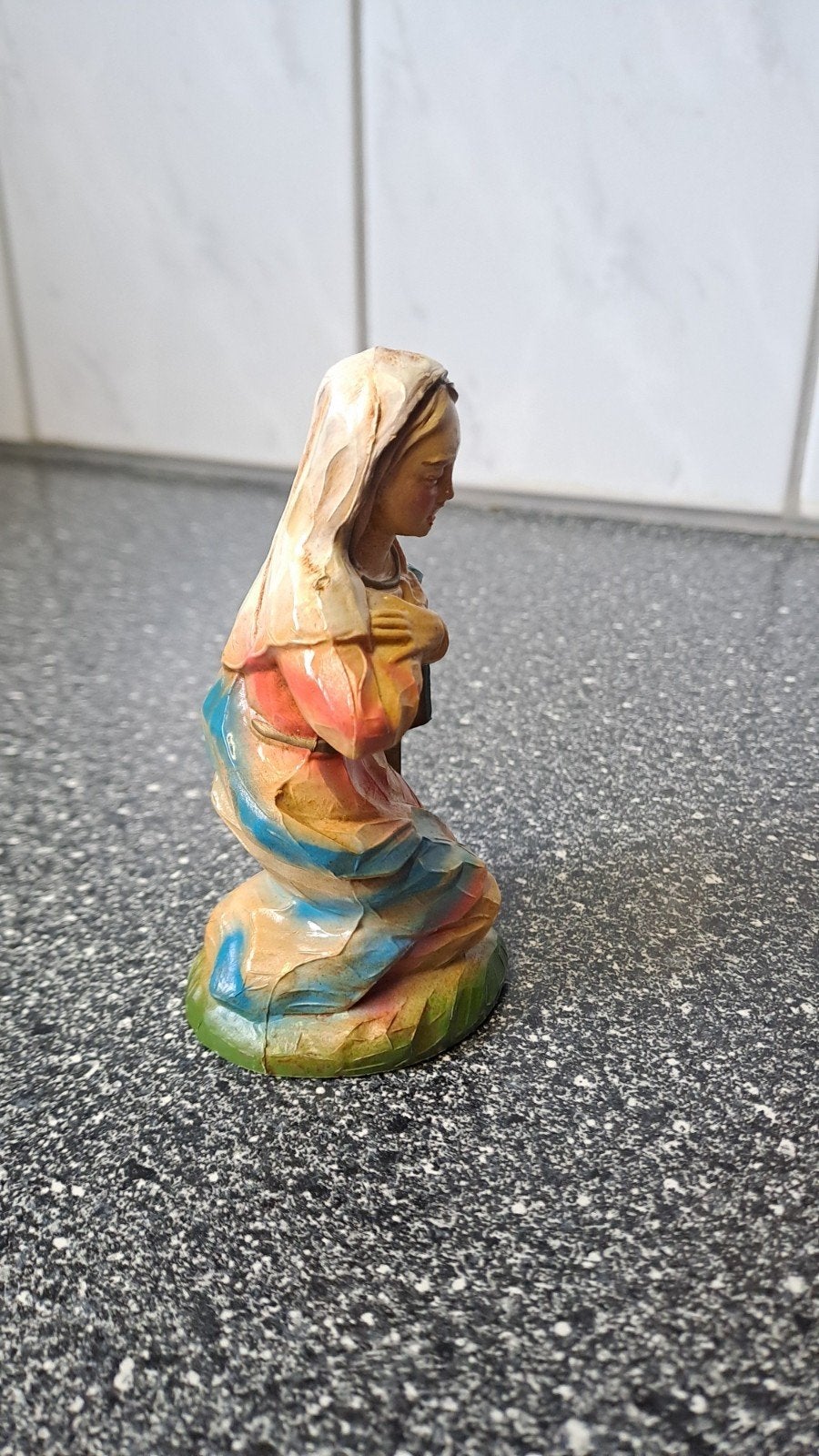 Vintage Maria beeldje - Kerststal - Made in Italy, Diversen, Onbekend, Ophalen of Verzenden, Zo goed als nieuw, Onbekend