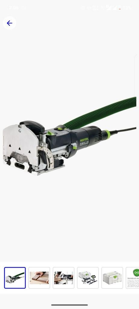 Festool Domino DF 500 Q-Set – NIEUW in doos – compleet, Doe-het-zelf en Verbouw, Gereedschap | Freesmachines, Lamellenfrees, Nieuw