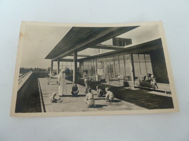 Sneek ca 1950 Solarium Kinderafdeling St Antonius Ziekenhuis, Verzamelen, Ophalen of Verzenden, 1940 tot 1960, Gelopen, Friesland