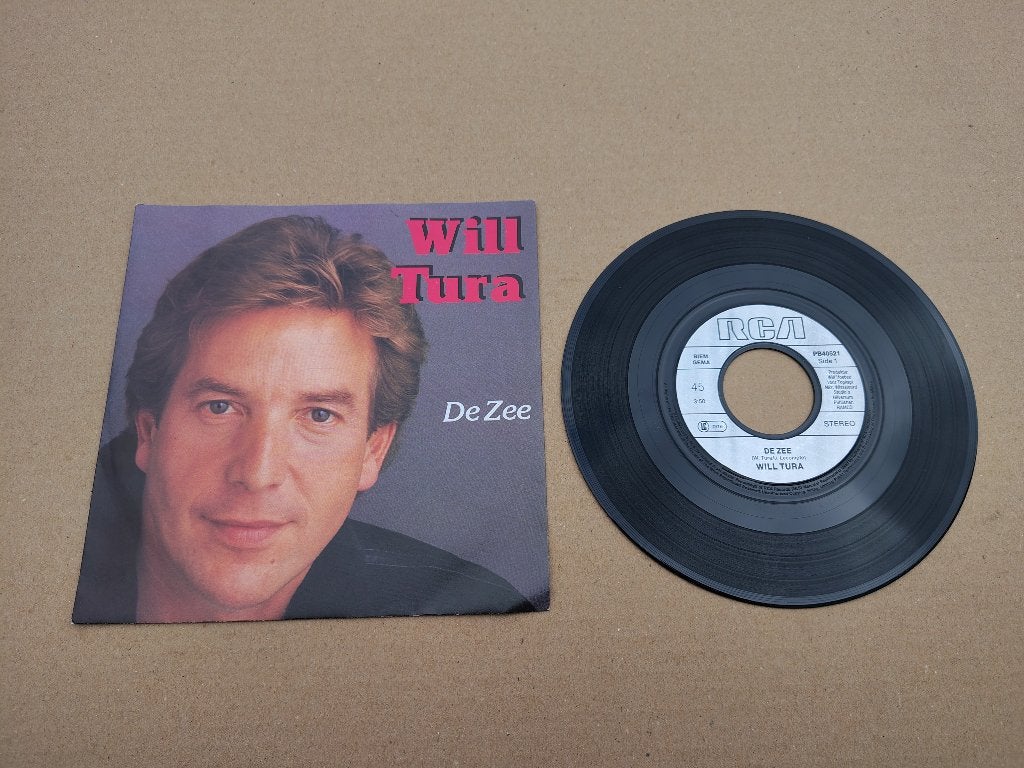 Single: Will Tura - De Zee (1985), Cd's en Dvd's, Verzenden, Gebruikt, 7 inch, Nederlandstalig