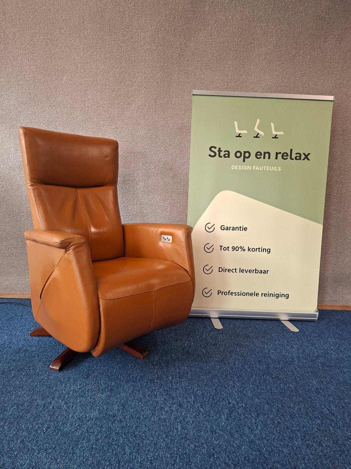 Sta op relax fauteuil Prominent Toscana Zo goed als nieuw!, Minder dan 75 cm, Hoofdstraat 60 Schijndel, Ophalen of Verzenden, Zo goed als nieuw