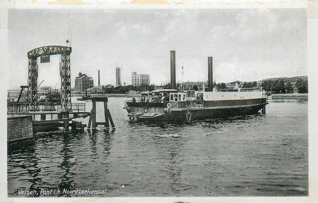 701-403-037 Velsen Pont Noordzeekanaal, Verzenden, Voor 1920, Noord-Holland