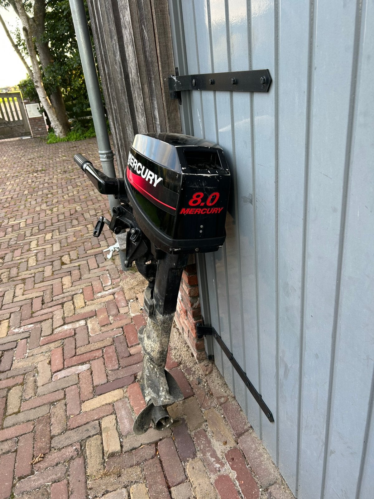 Kapote mecury 8 pk, Ophalen, Zo goed als nieuw, Motor en Techniek, Zeilboot of Motorboot