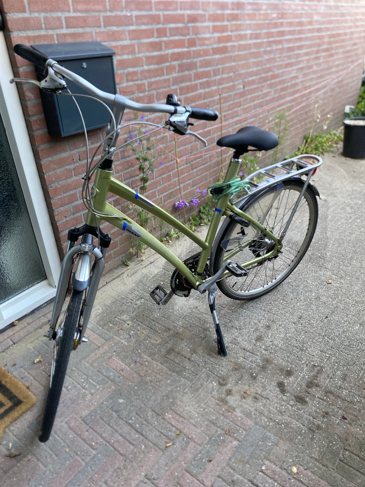 Giant fiets met hoog frame voor lange mensen, 56 cm of meer, Ophalen of Verzenden, Gebruikt, Giant