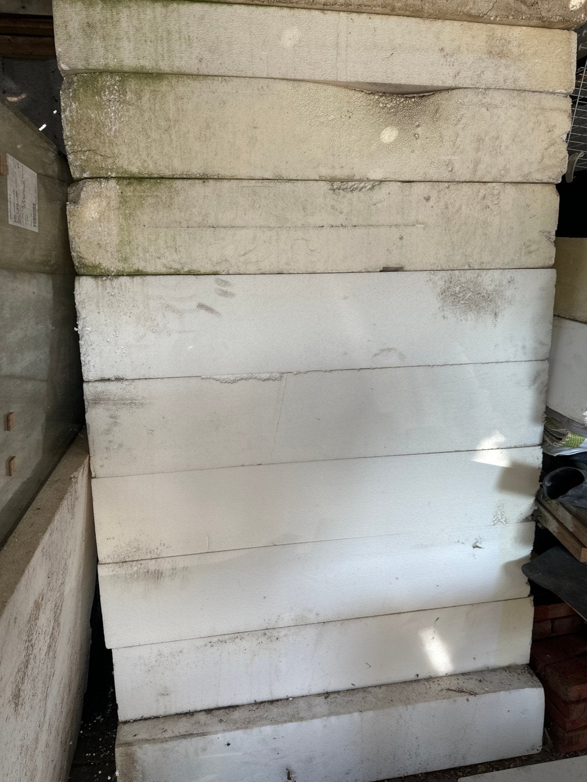 11 platen EPS afschot isolatie 230-195 mm, Doe-het-zelf en Verbouw, Isolatie en Afdichting, Dakisolatie, 12 cm of meer, Ophalen of Verzenden