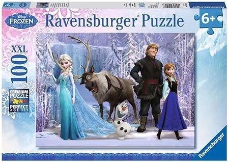 Ravensburger puzzle Frozen 100 stukjes, Ophalen of Verzenden, Zo goed als nieuw