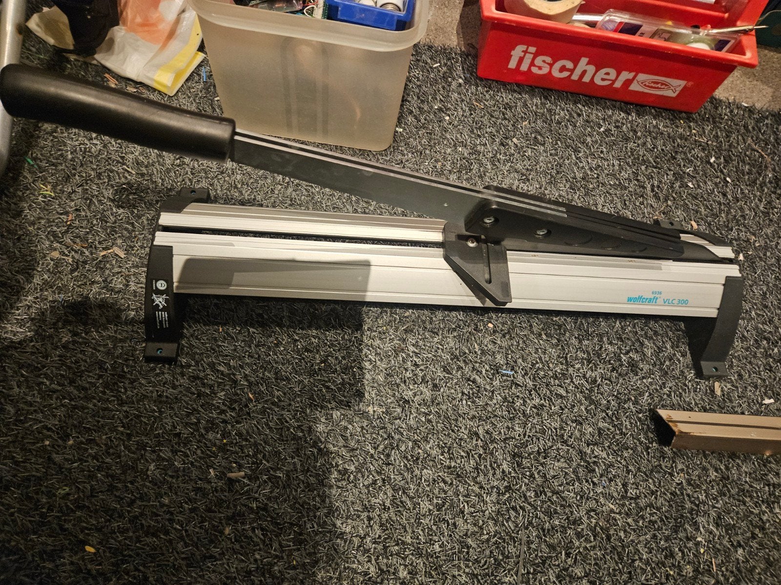 Wolfcraft VLC 300 Laminaat & Vinyl Snijder, Doe-het-zelf en Verbouw, Gereedschap | Handgereedschap, Ophalen of Verzenden, Gebruikt