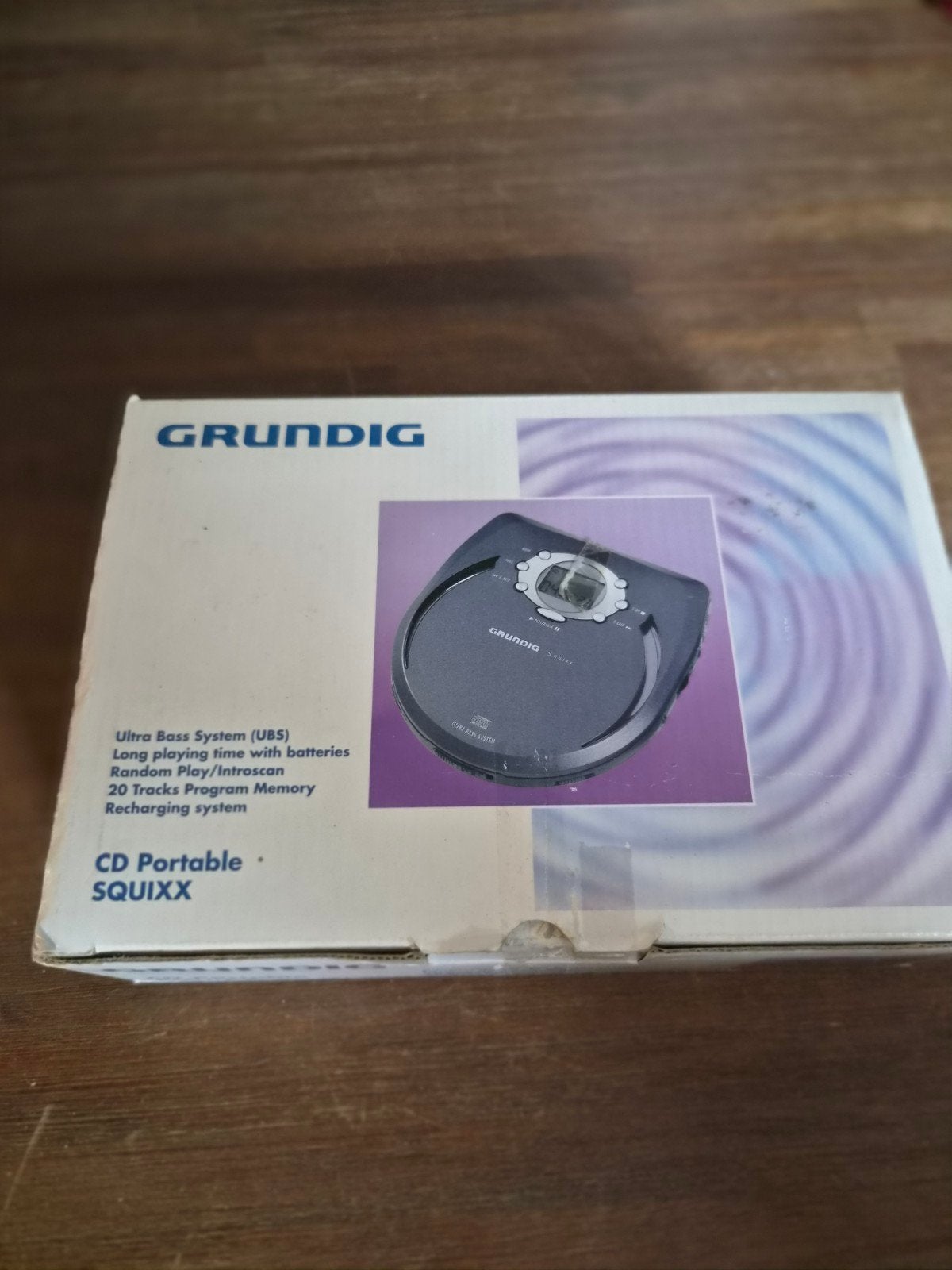 Grundig Squixx Draagbare CD-speler / discman, Ophalen of Verzenden, Discman