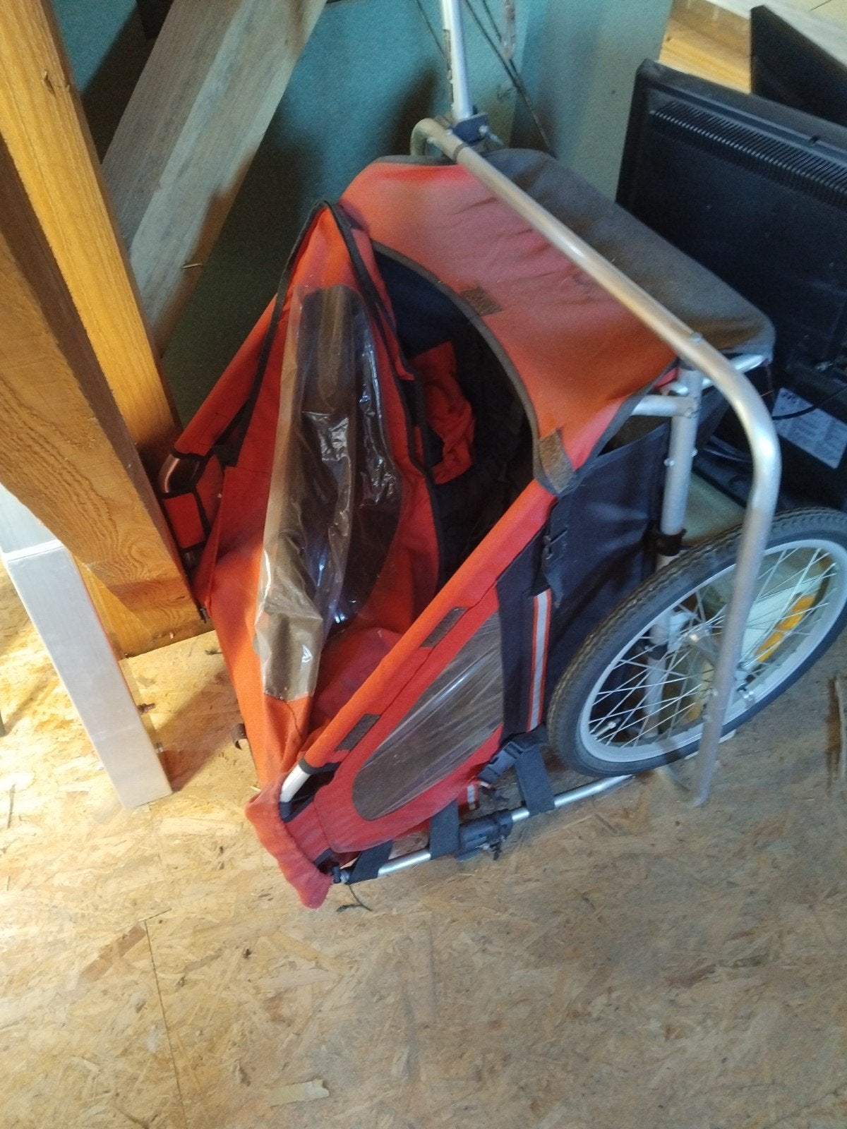 Kinderfietskar - Comfortabel en Veilig, Ophalen, Gebruikt, Opvouwbaar, 20 tot 40 kg