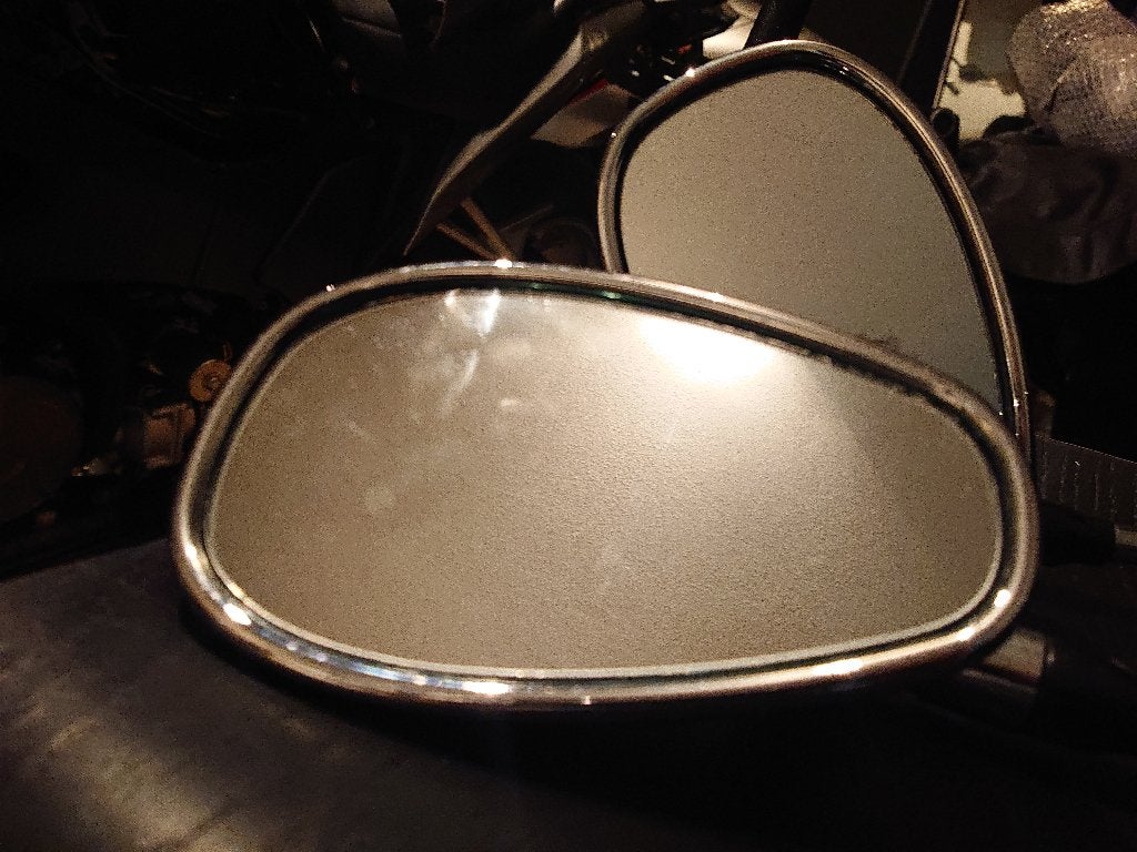 ALS NIEUW ORIGINELE CHROMEN SPIEGELS BKING B-KING, Motoren, Ophalen of Verzenden, Nieuw