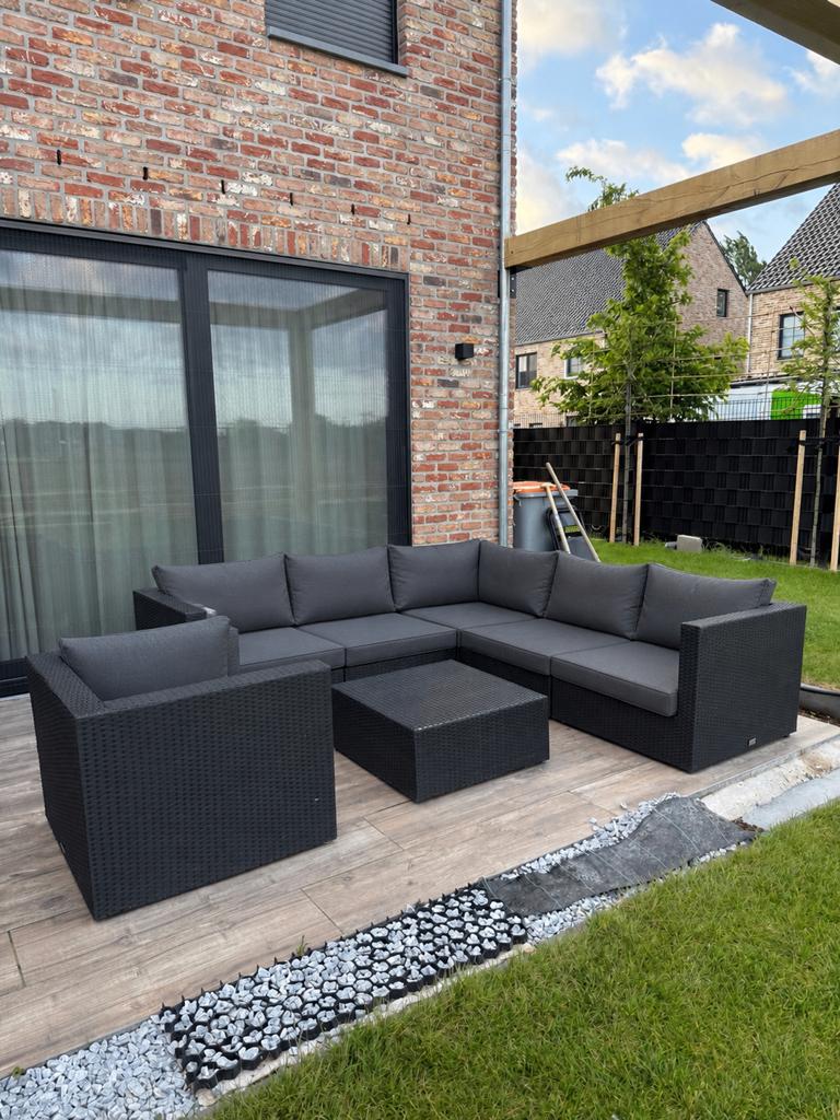 Loungeset (Bois le Duc) anctraciet, Ophalen, Kunststof, Meer dan 8 zitplaatsen, Zo goed als nieuw