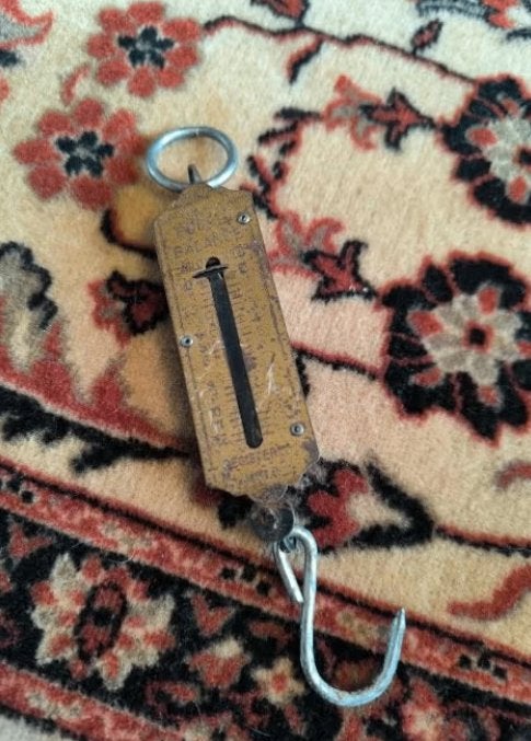 Antieke Pocket Balance (Zakweegschaal), Antiek en Kunst, Ophalen of Verzenden