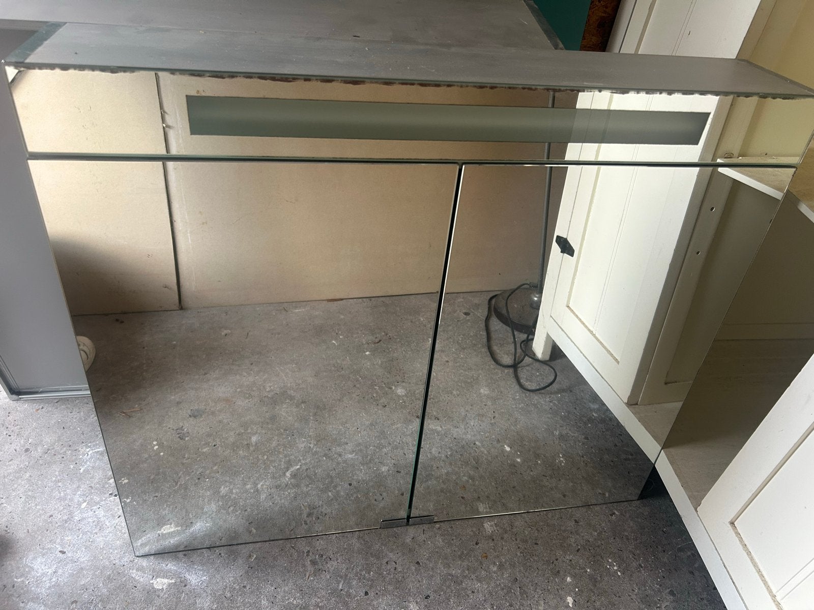 Spiegelkast badkamer 67x86,5cm, Ophalen, 50 tot 100 cm, Minder dan 25 cm, Minder dan 100 cm