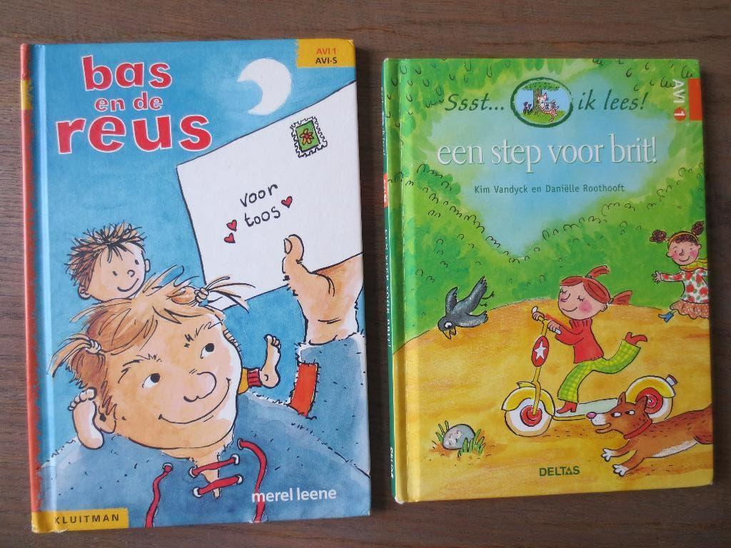 Kinderboeken: Bas en de Reus - Een step voor Brit. Vanaf 6 j, Boeken, Ophalen of Verzenden, Zo goed als nieuw, Kluitman  -  Deltas