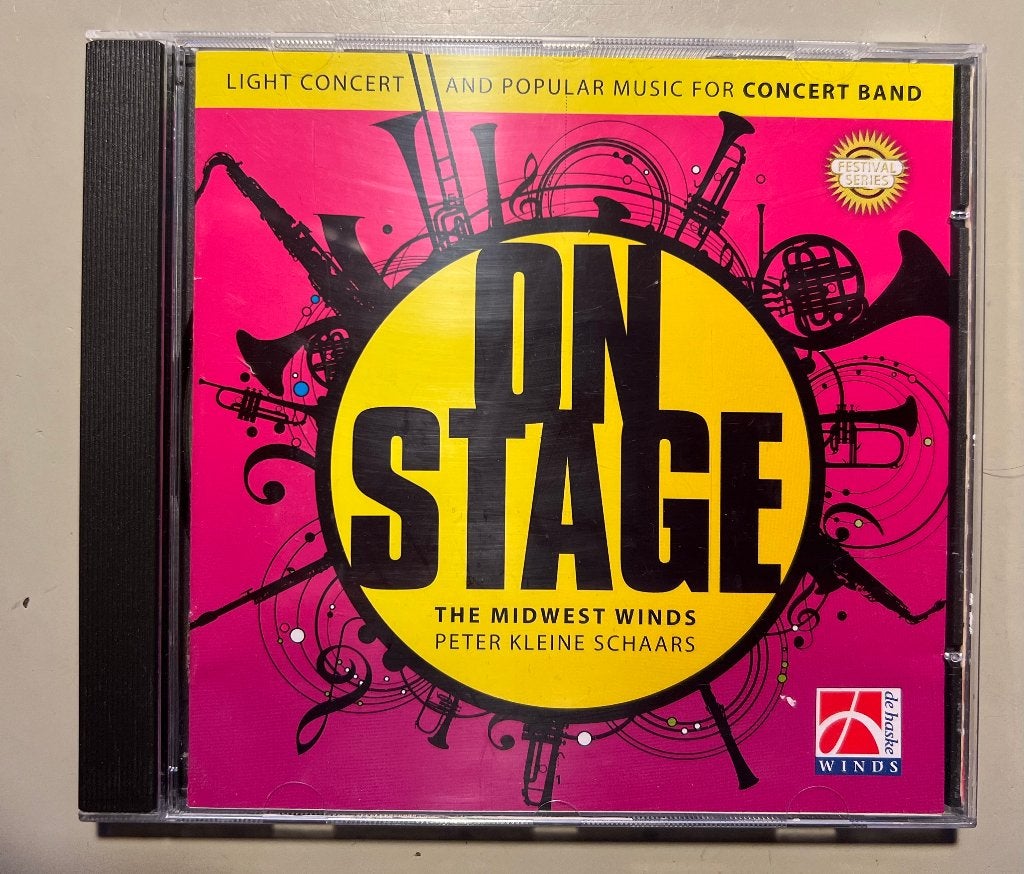 On Stage - The Midwest Winds olv Peter Kleine Schaars (2011), Inclusief boekje, Ophalen of Verzenden, Album, Blaasorkest/fanfare