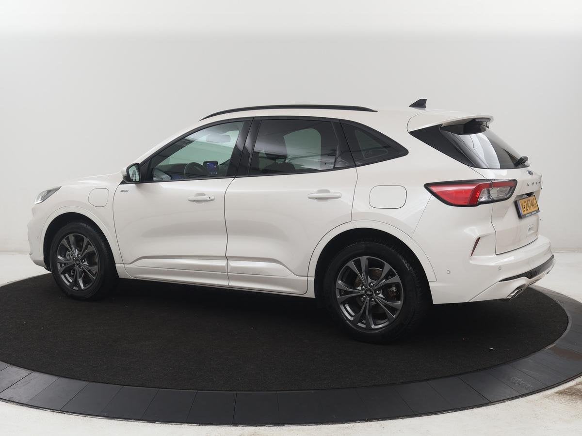 Ford Kuga 2.5 PHEV ST-Line | SOH 87,2% | Stuur/stoel verwarm, Auto's, Gebruikt, Euro 6, 4 cilinders, Wit