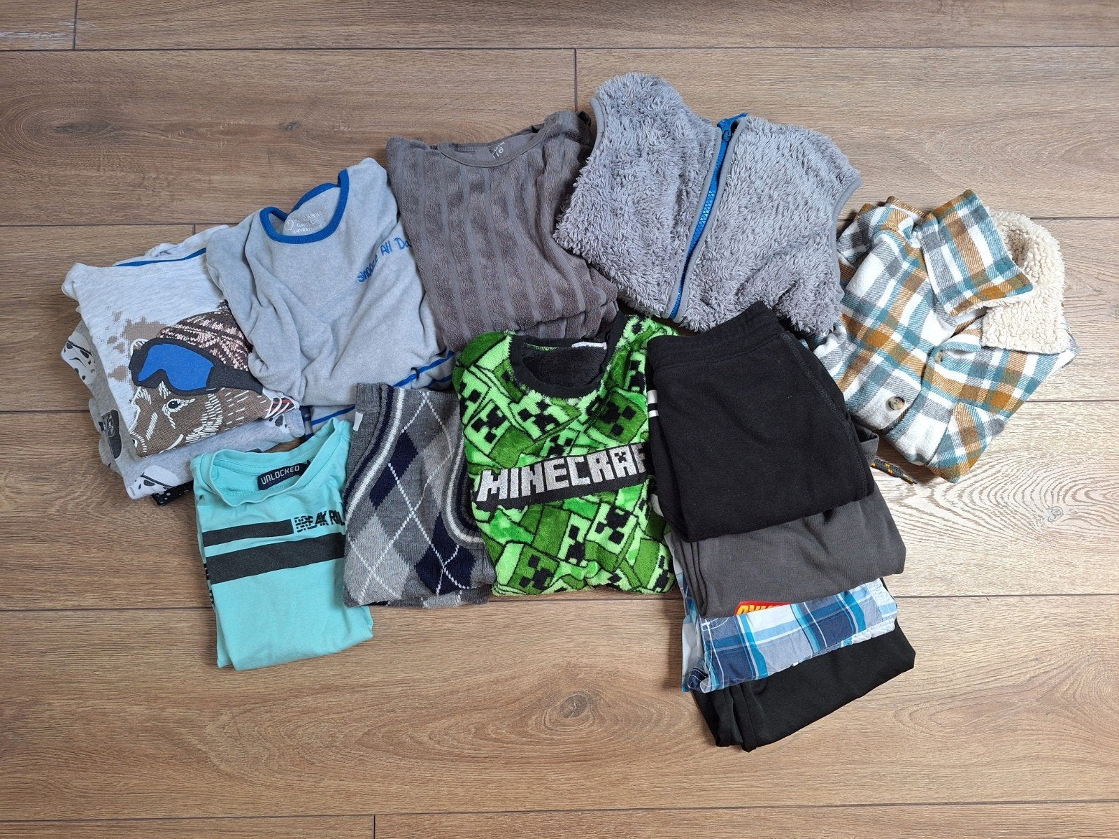 kledingpakket jongens maat 110/116, Ophalen, Gebruikt, Maat 110