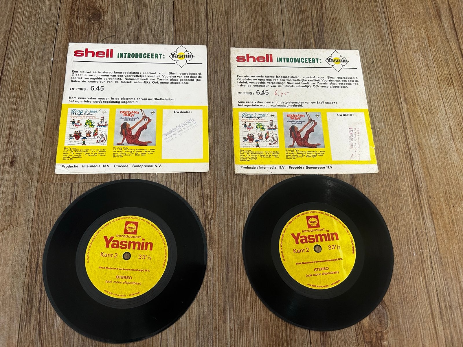 Shell introduceert: Yasmin stereo testplaat (2 stuks), Gebruikt, Overige genres, 7 inch, Promo