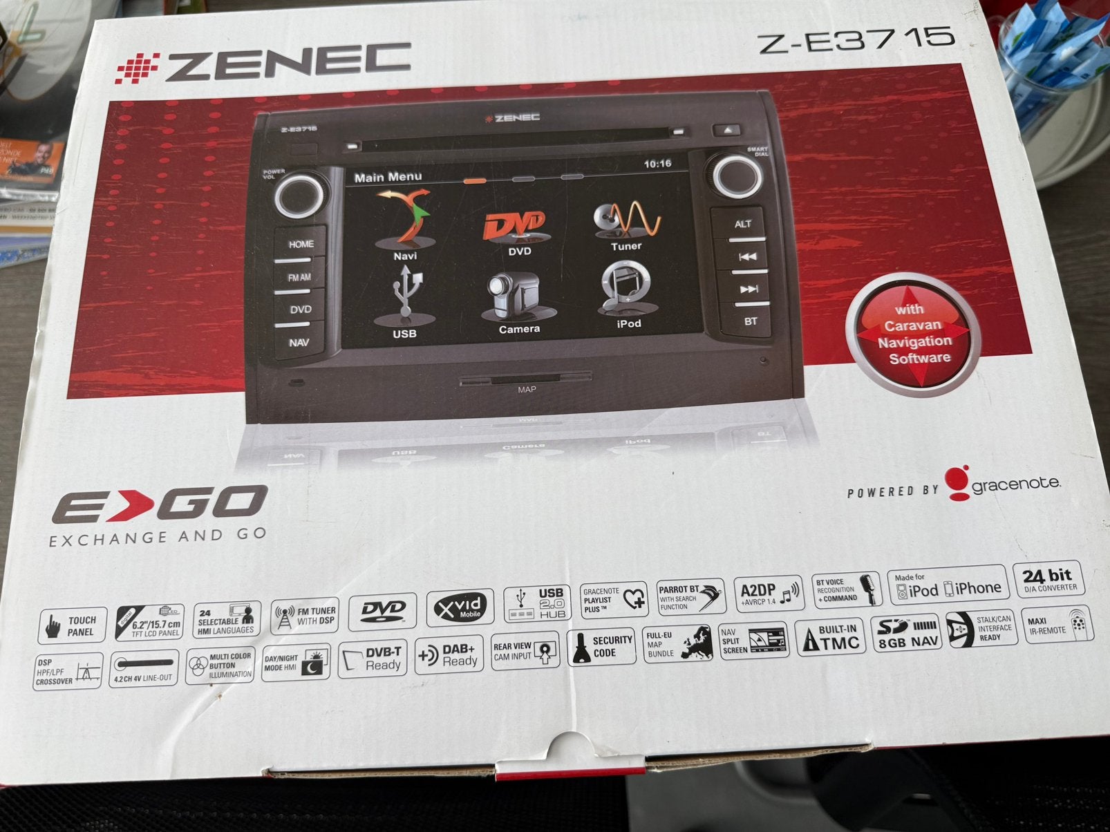 Zenec Navigatie Camper Z-E3715 nieuw in doos, Ophalen, Nieuw