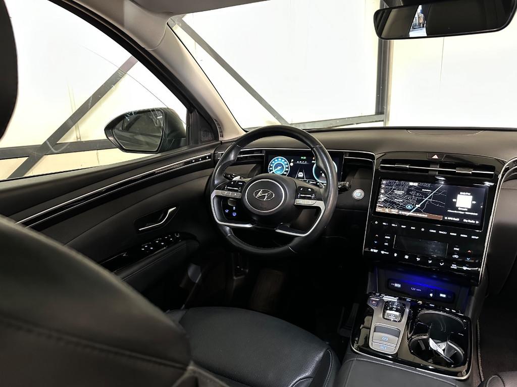 Hyundai Tucson 1.6 T-GDI HEV | Premium Sky | Pano | Leer | N, Auto's, Gebruikt, Euro 6, 4 cilinders, 179 pk