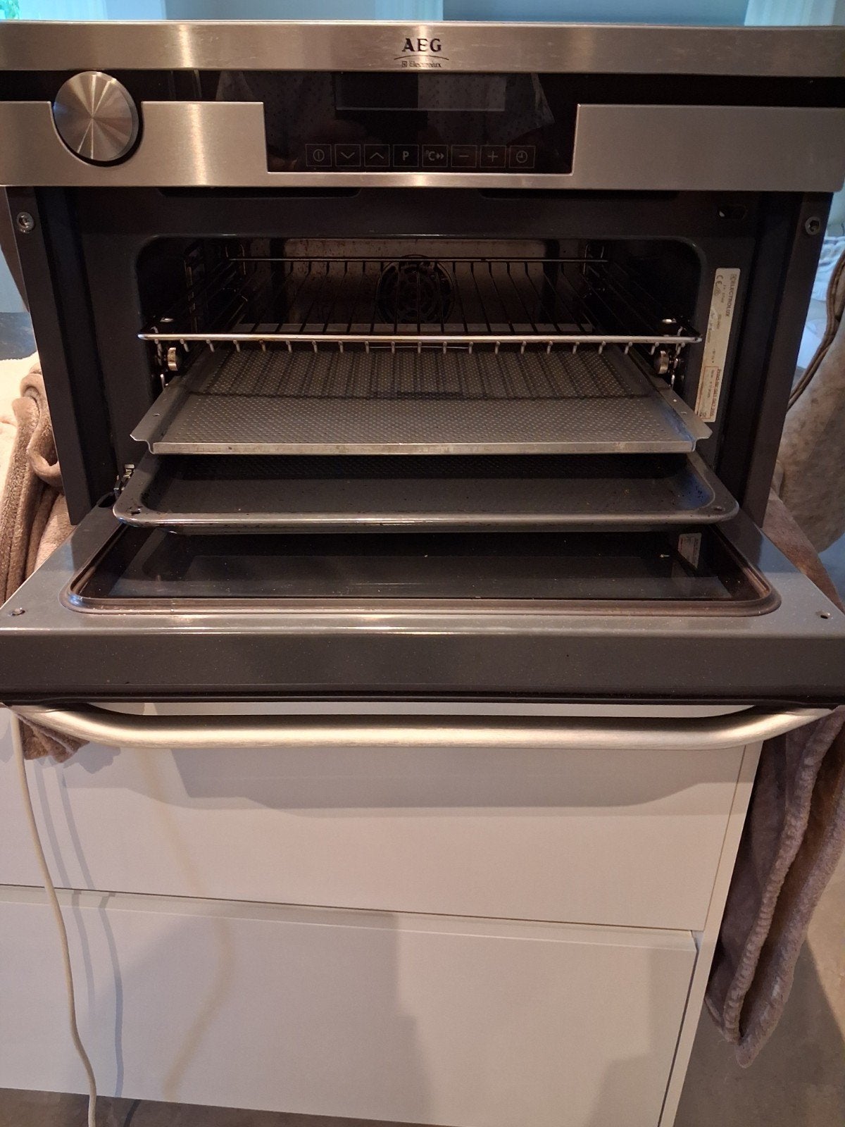 AEG inbouw stoomoven .werkt prima. Wegens verhuizing  is die, Witgoed en Apparatuur, Ovens, Ophalen of Verzenden