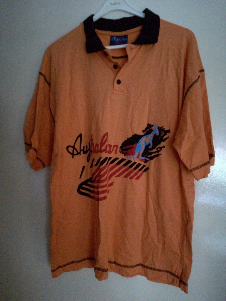 Zeldzame collectors item Australian polo Shirt vintage 90's, Kleding | Heren, Ophalen of Verzenden, Zo goed als nieuw