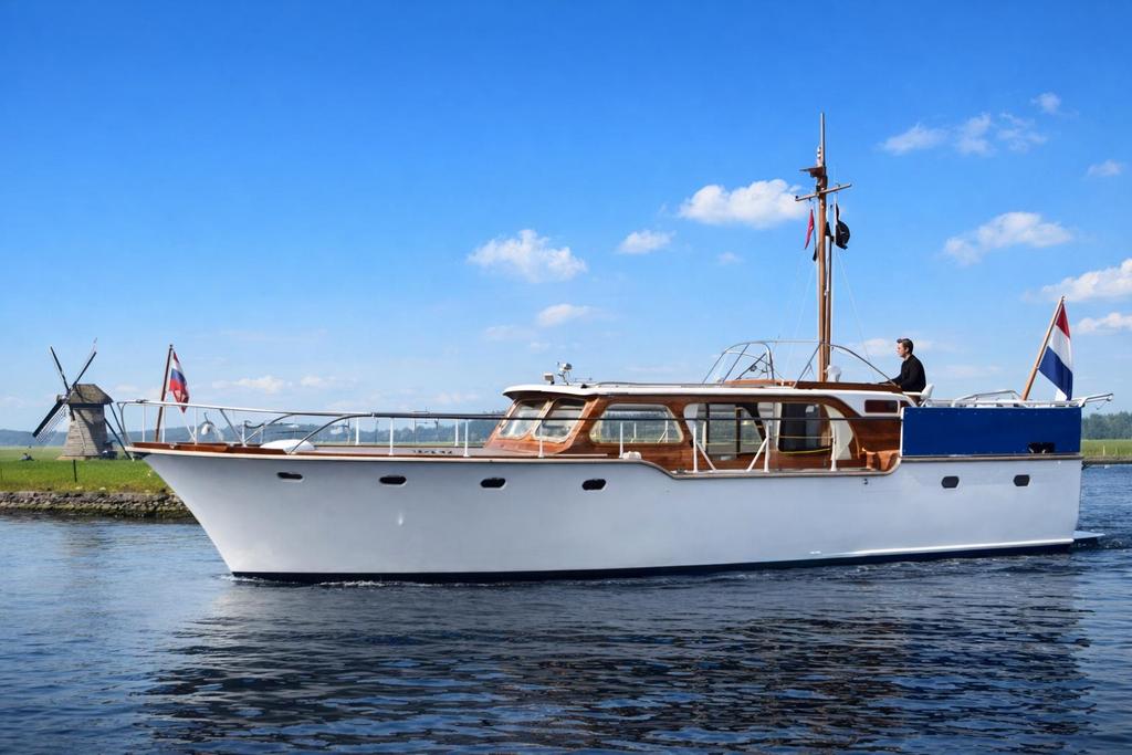 Klassieke Super van Craft 13.20 - Tijdloze Blikvanger, Watersport en Boten, Motorboten en Motorjachten, Gebruikt, Staal, 12 meter of meer