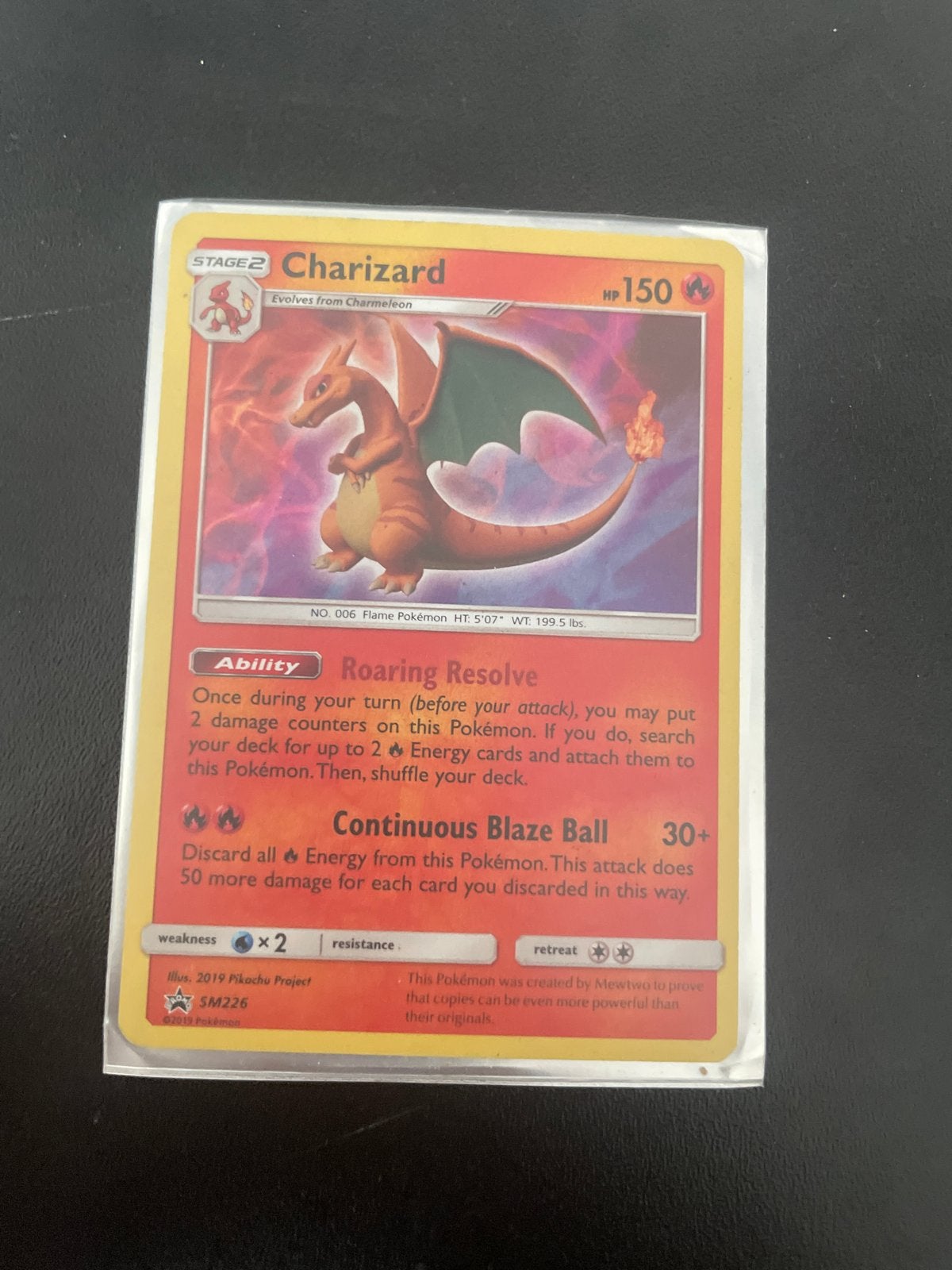 Pokémon Charizard SM226 Promokaart - Goede staat, Ophalen of Verzenden, Gebruikt, Losse kaart