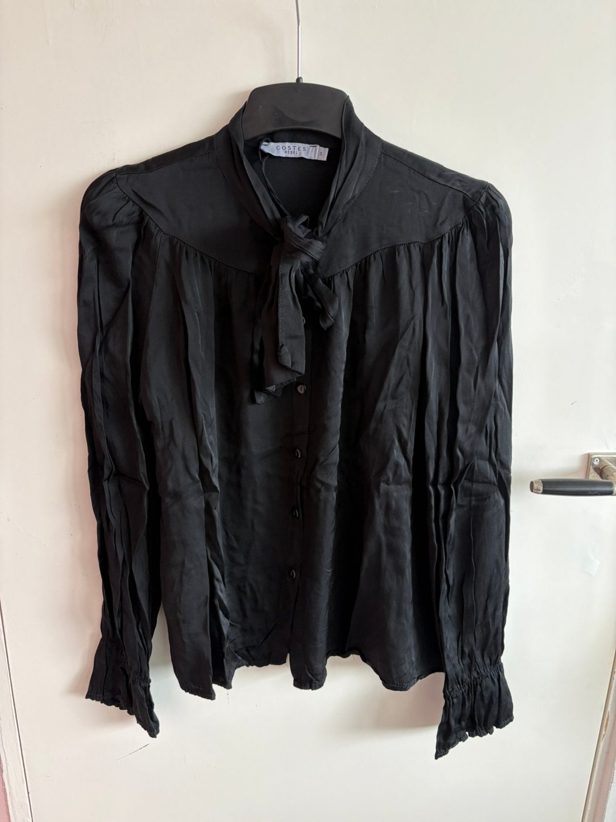 Costes blouse, Ophalen, Gedragen, Maat 36 (S), Zwart