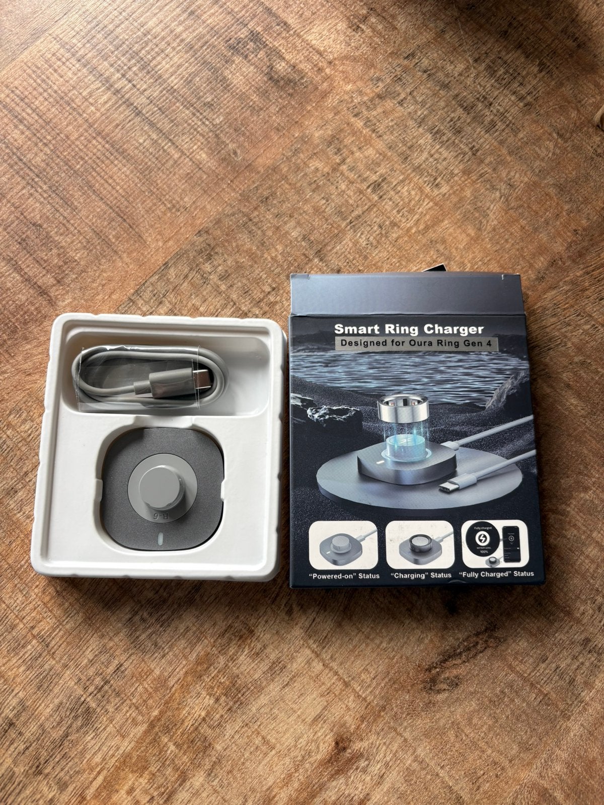 Oura Smart ring oplader  maat 6, Sieraden, Tassen en Uiterlijk, Oura, Zwart, Nieuw, Ophalen of Verzenden