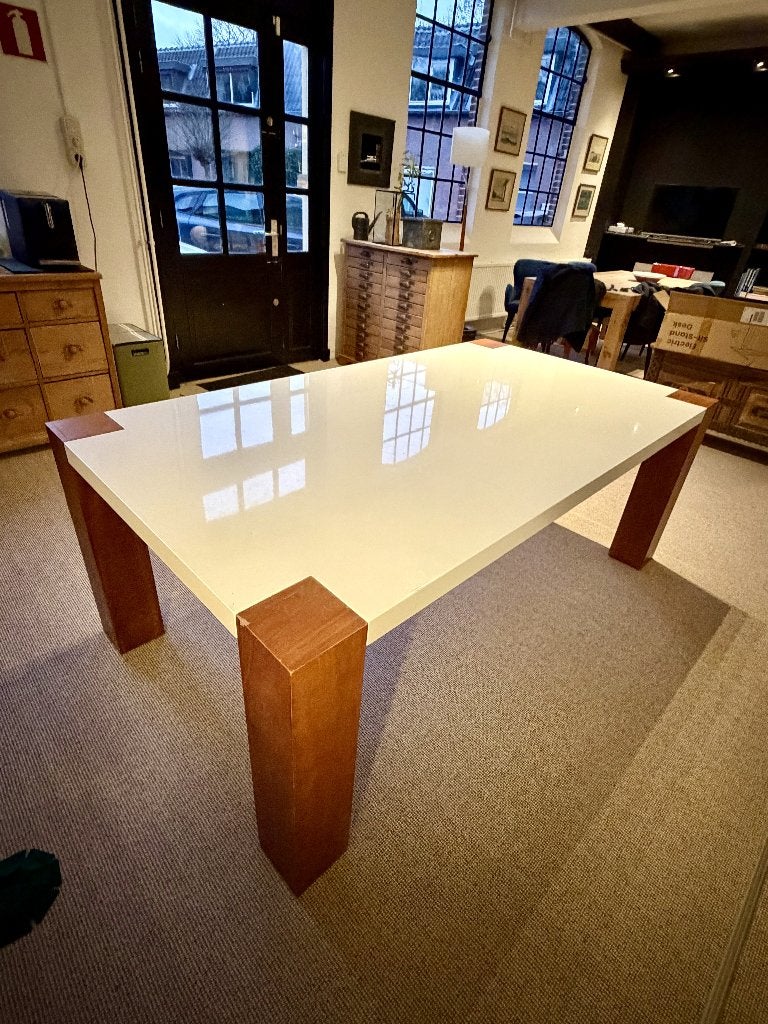 Eettafel, bureautafel of spreektafel, Ophalen, Hout, Zo goed als nieuw, Overige merken