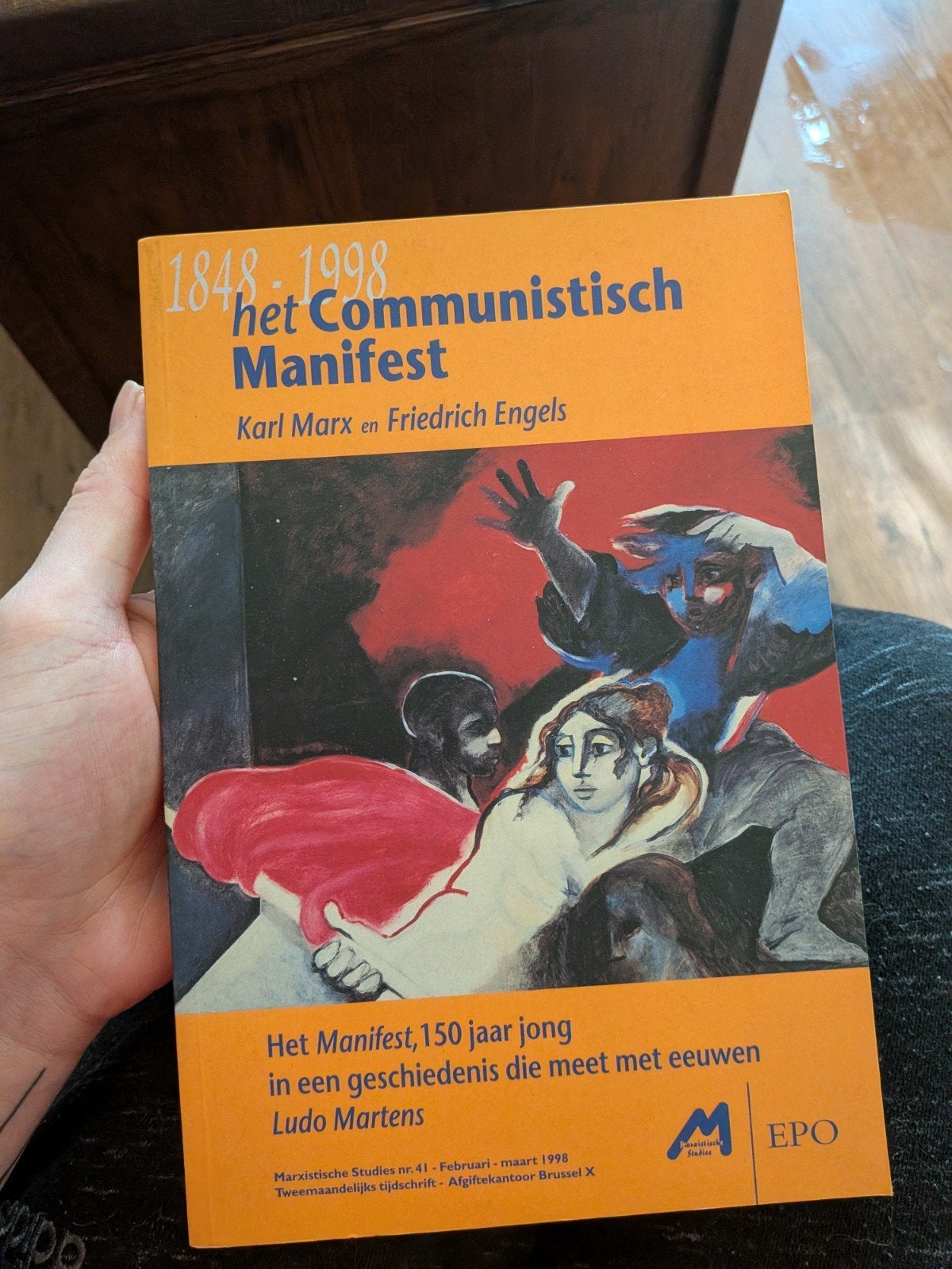 L. Martens - Het Communistisch Manifest, Ophalen of Verzenden, Zo goed als nieuw, L. Martens; Karl Marx; Friedrich Engels