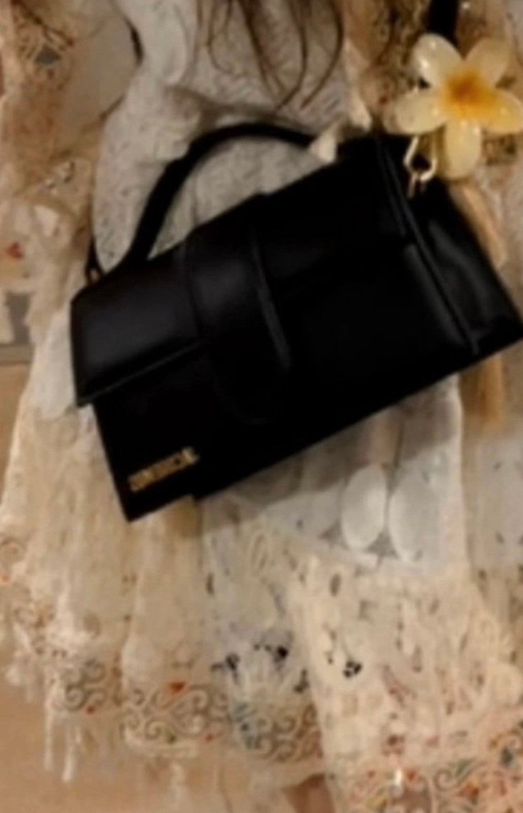 jacquemus tas origineel, Ophalen of Verzenden, Zo goed als nieuw, Zwart, Schoudertasje