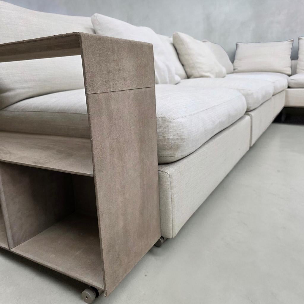 Flexform Groundpiece design hoekbank Antonio Citterio 32k+!, Ophalen of Verzenden, Beige, Rechthoekig