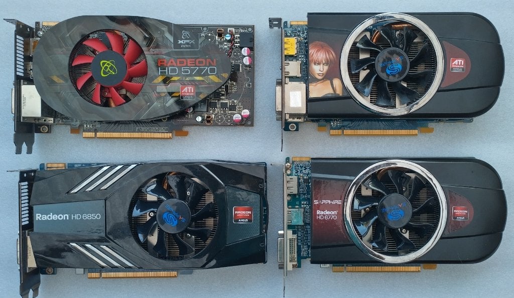 AMD Radeon Videokaarten 4x, Computers en Software, Ophalen of Verzenden, AMD Radeon
