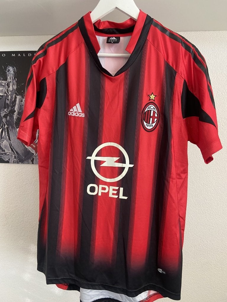 #RS019 Retroshirt Seedorf (AC Milan) te koop! Maat M, Maat M, Verzenden, Nieuw, Shirt
