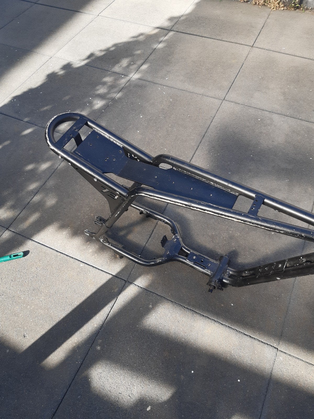 Super73 ZX Frame - Opknapbeurt Nodig - Zwart, Fietsen en Brommers, Fietsonderdelen, Frame, Gebruikt, Ophalen of Verzenden, Elektrische fiets