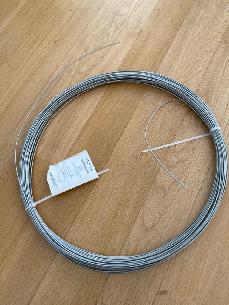 EMAT Aarddraad Blank 4mm2 - 50 meter, Ophalen of Verzenden, Zo goed als nieuw