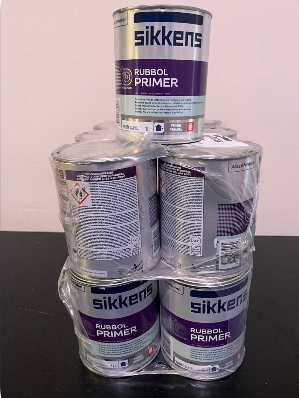 Sikkens Rubbol Primer 1L - Wit of RAL kleur, Wit, Nieuw, Ophalen of Verzenden, Verf